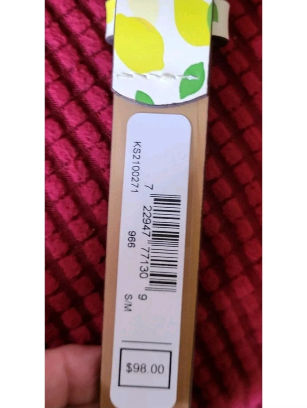 kate spade Lemon Print Belt Bag in White, Yellow & Green. Fanny Pack.